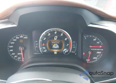 2014 Chevrolet Corvette Stingray z USA, uszkodzony, nr VIN 1G1YF2D7XE5110870